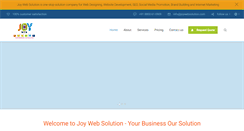 Desktop Screenshot of joywebsolution.com